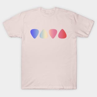 Pastel colors Guitar Picks T-Shirt